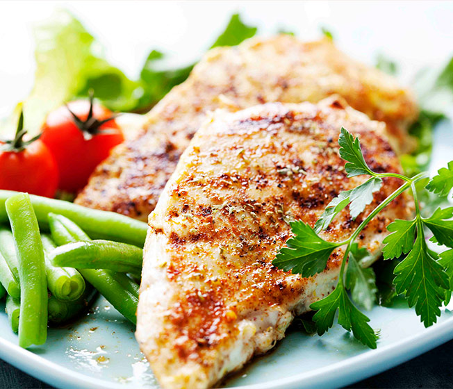 Στήθος κοτόπουλου με Italian dressing μπαχαρικό